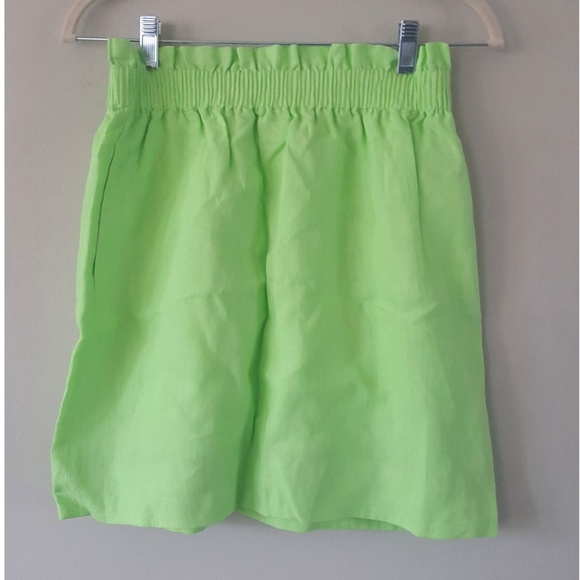 J. Crew Dresses & Skirts - NWT J.Crew Mini Skirt Linen Boardwalk Sidewalk